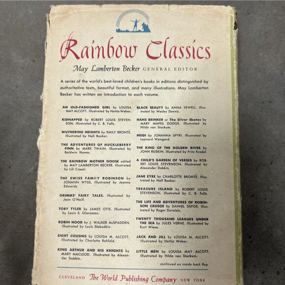 Little Women Louisa May Alcott Rainbow Classics Illustrated 1946 Hardcover HCDJ - Picture 7 of 11